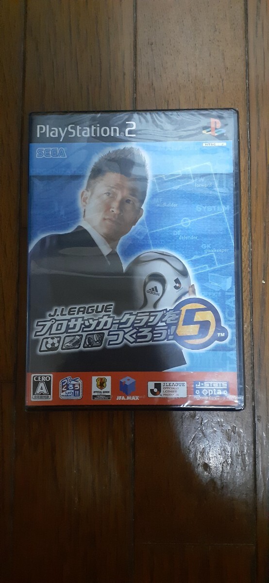 (0231) 新品未開封品【PS2】 J.LEAGUE プロサッカークラブをつくろう!5 SLPM66644拍卖