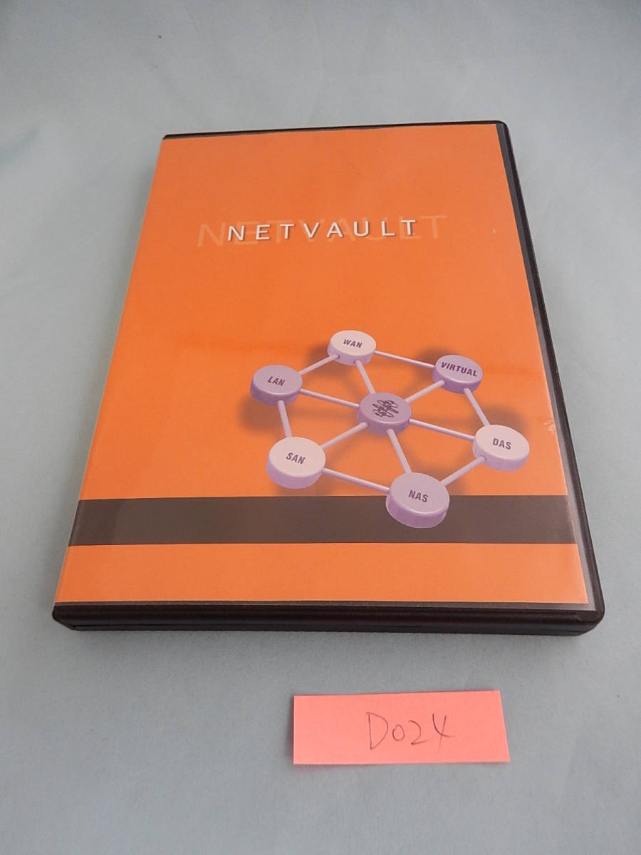 D024#中古 NETVAULT:Backup v7.4.x for servers and clients unix linux windows版 bakbone インストールCD、メディア拍卖