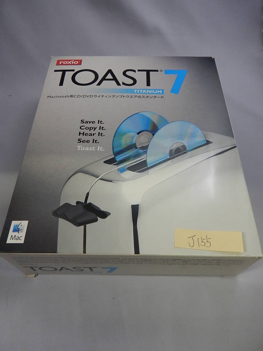 NA-345#中古 TOAST 7 TITANIUM mac os macintosh版 ライティングソフト拍卖