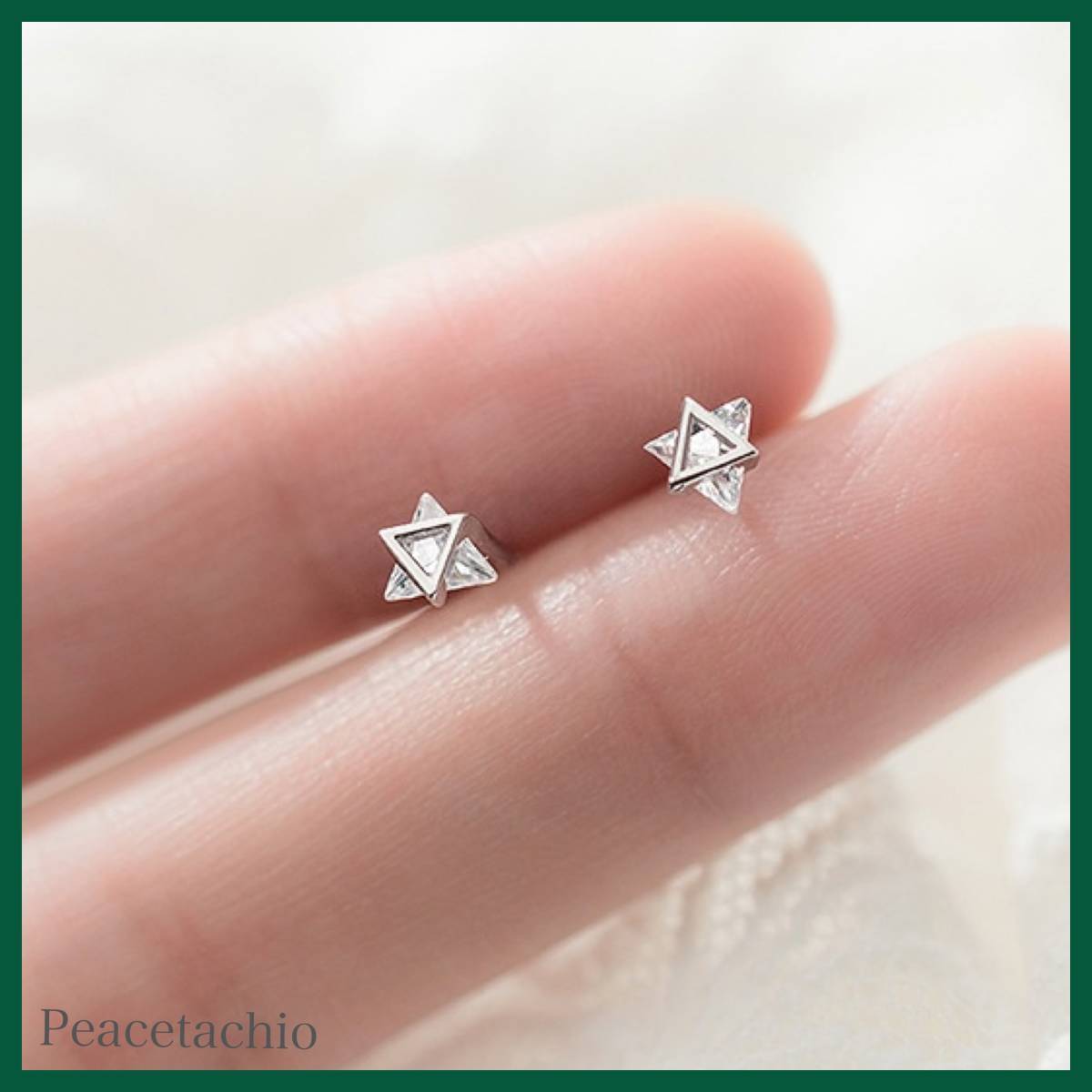 ピアス Silver925 シルバー スター 星 クール ブラック アレルギー対応 プレゼント ギフト ケース付き拍卖