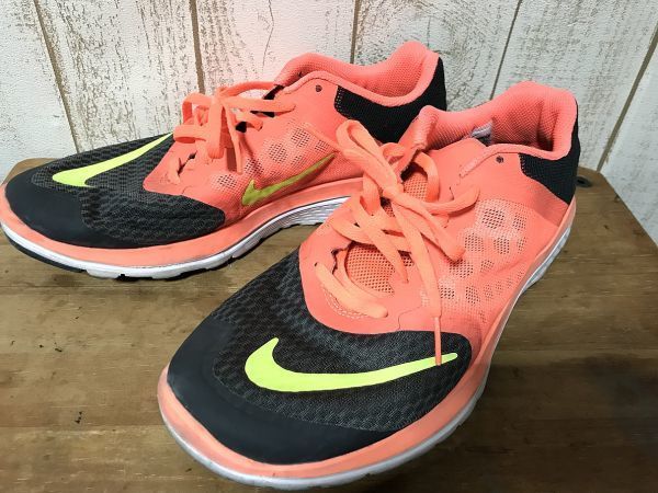 お勧め・【NIKE】ナイキ セイフティータイプ FSライトラン ランニングシューズ 26 オレンジ ジョギング ヴィンテージ拍卖