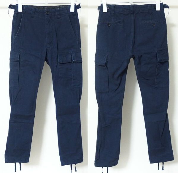 Engineered Garments エンジニアードガーメンツ Matt Pant Coated Heavy Twill カーゴ パンツ 28 紺拍卖
