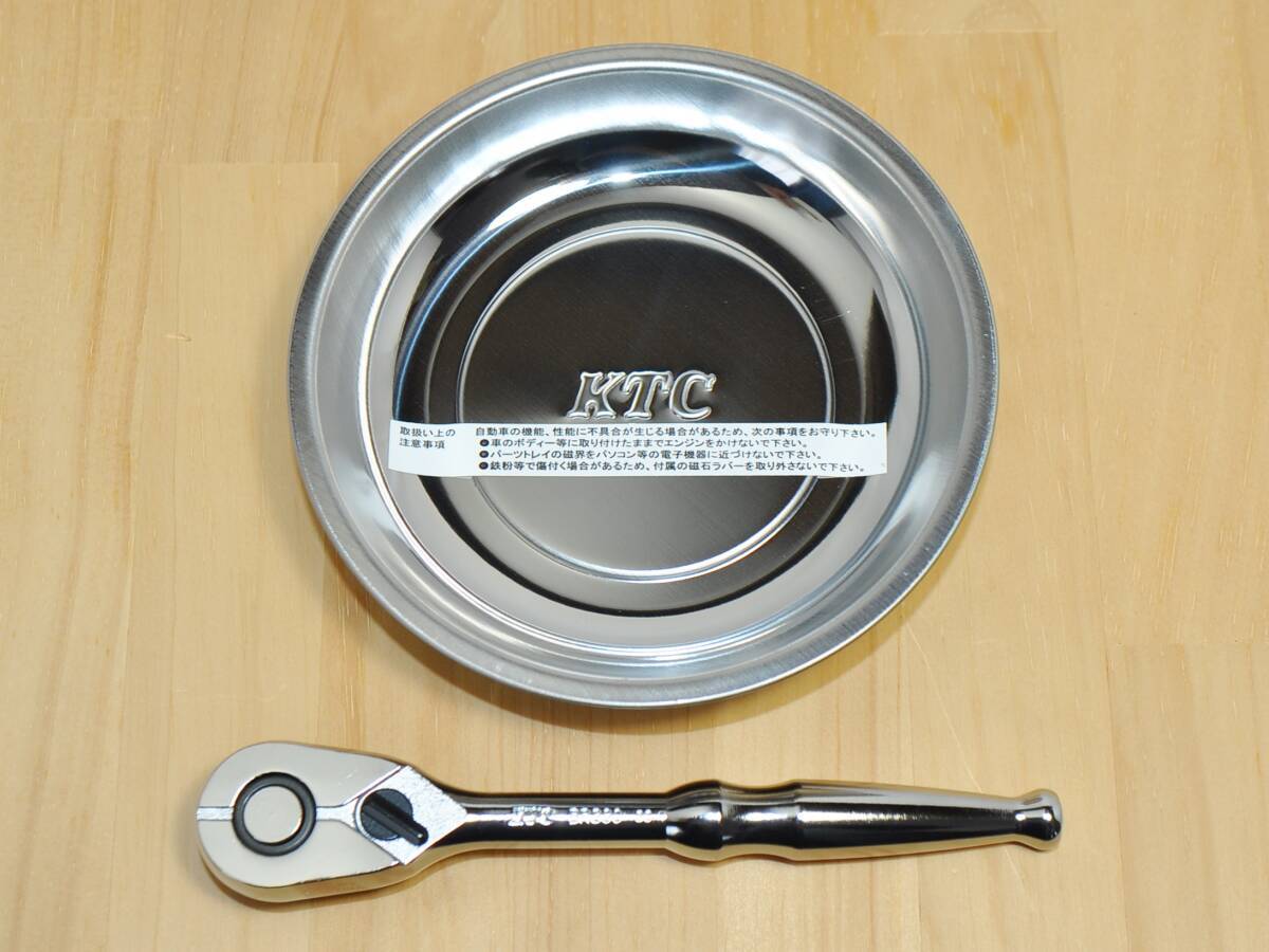 ◆KTC 9.5sq 90ギア ラチェットハンドル BR390 パーツトレイ◆マグネット YKPT-RM拍卖