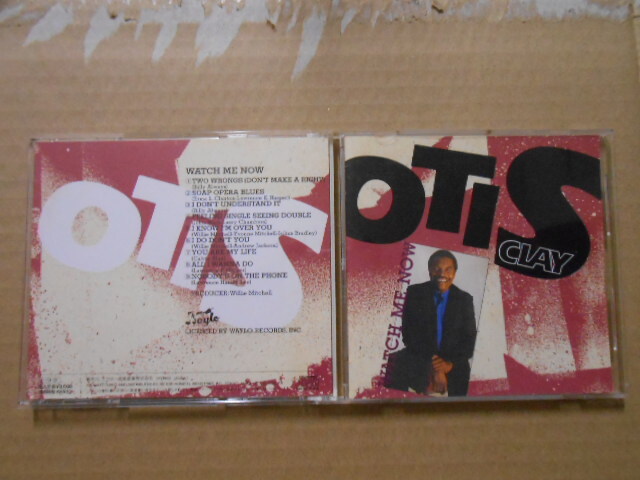 CD Otis Clay 「WATCH ME NOW」 国内盤 VDP-1502 帯無し 盤に薄いかすり傷 帯に微かな汚れ ジャケット・解説・歌詞は綺麗拍卖