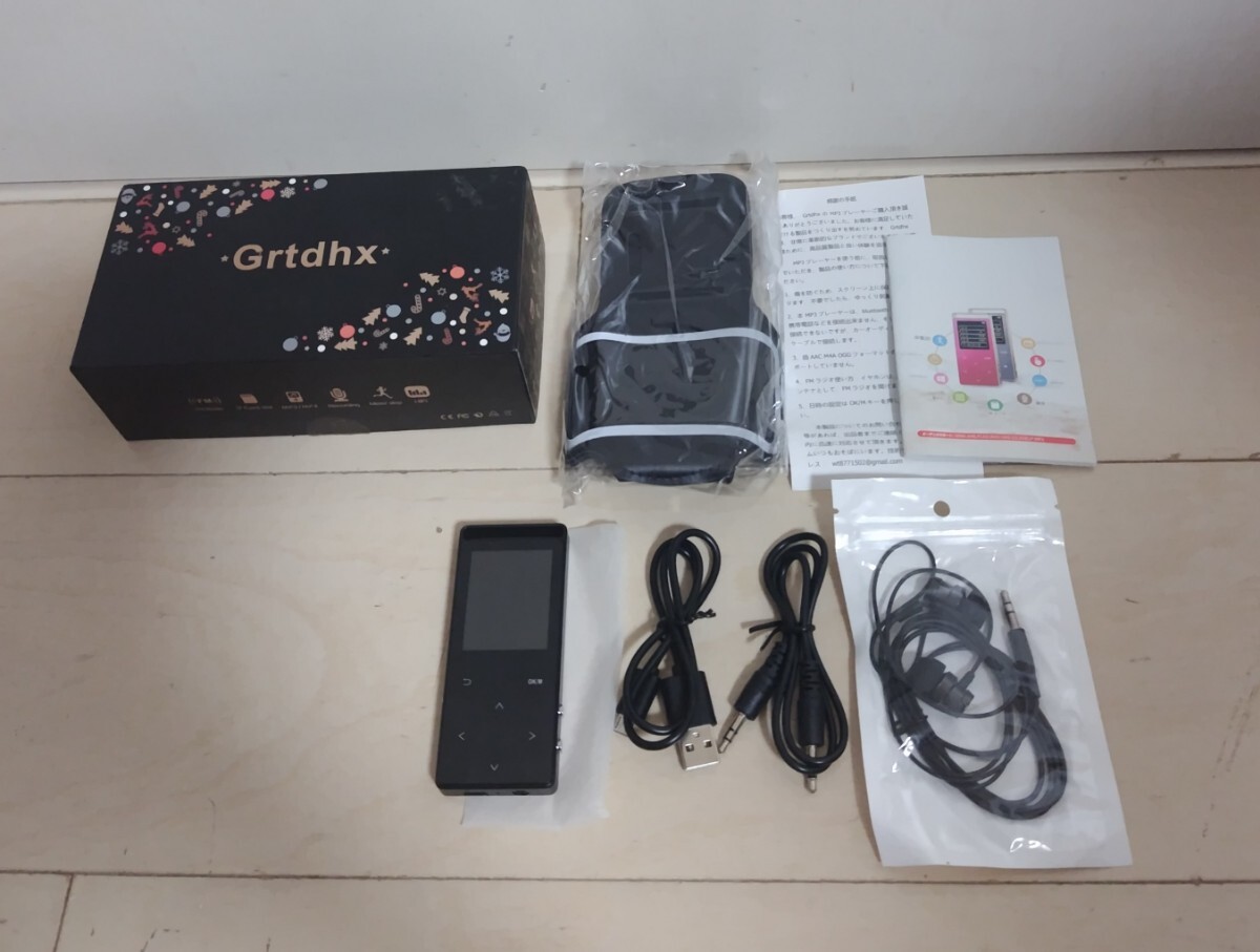 Grtdhx MP3プレーヤー 8GB K188 本体 付属品 箱 付き ラジオ聞けたのみ確認 他は未確認 ジャンク 現状お渡し 拍卖