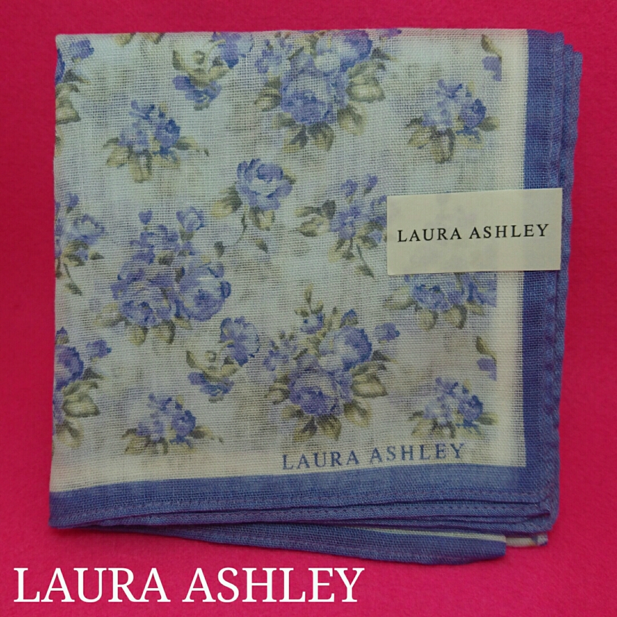 【未使用新品】 LAURA ASHLEY ローラアシュレイ ハンカチ 77 8357拍卖