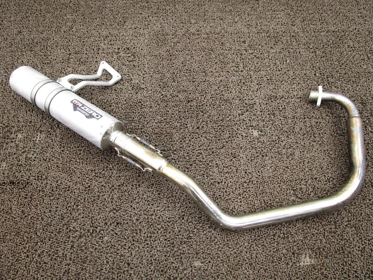 FTR223 社外 モリワキ製 マフラー サイレンサー ZERO-SS ■G360!MC34 カスタム素材に ホンダ JMCA 【 MD33E 】 動画有拍卖