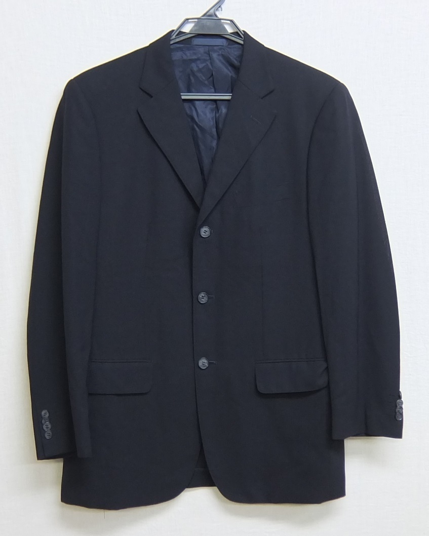 日本製 バーニーズ ニューヨーク 春夏 テーラードジャケット 紺 50R ブレザー BARNEYS NEW YORK拍卖