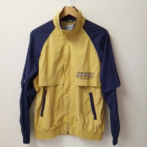 ★【古着】GRAND MONARCH(グランドモナーク) アウター 長袖と半袖に調整可能 フルジップ Lサイズ拍卖
