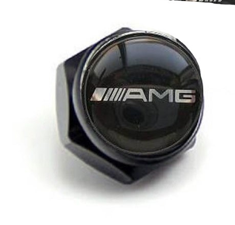 稀少 送込み AMGマーク ブラック アルミナンバーボルトカバー 1点拍卖