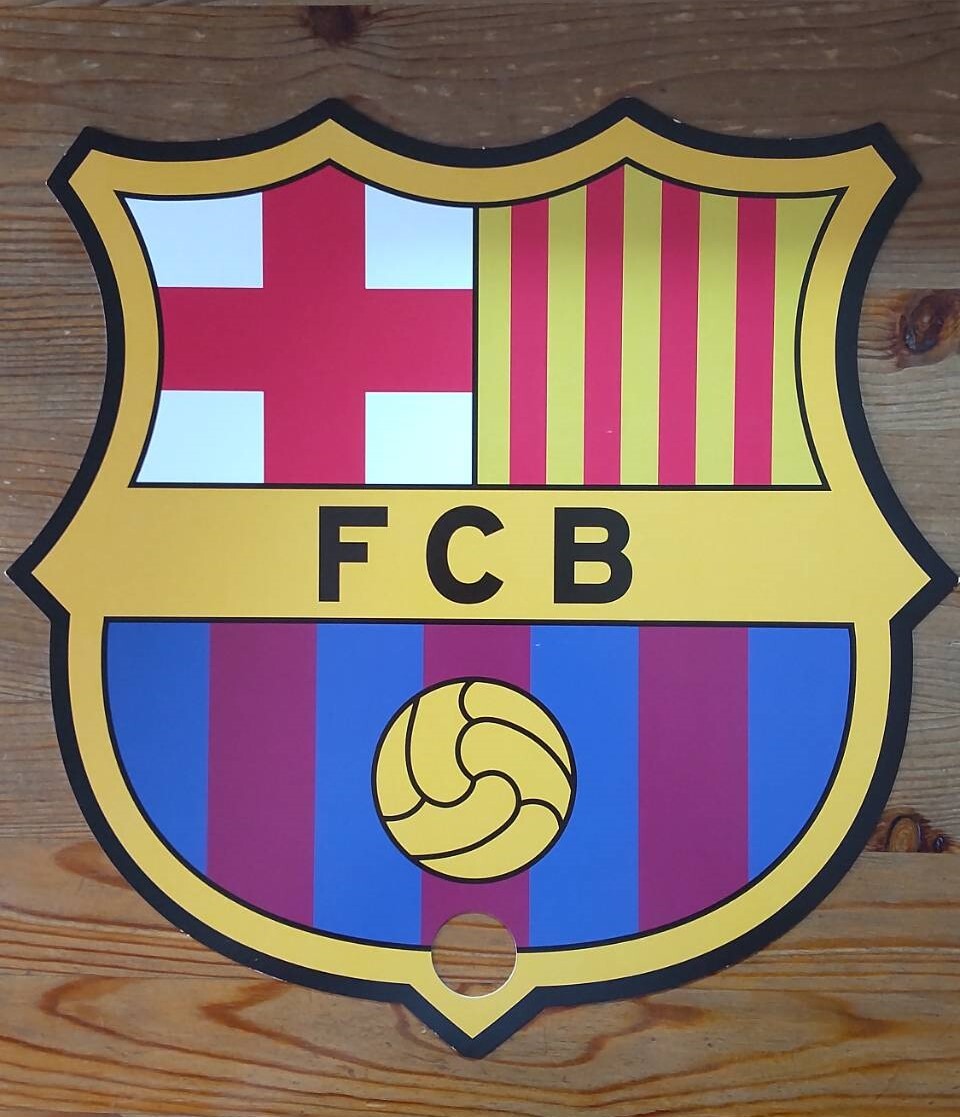 うちわ 約32㎝角 FCB FCバルセロナ 応援うちわ JAPAN TOUR 2019拍卖
