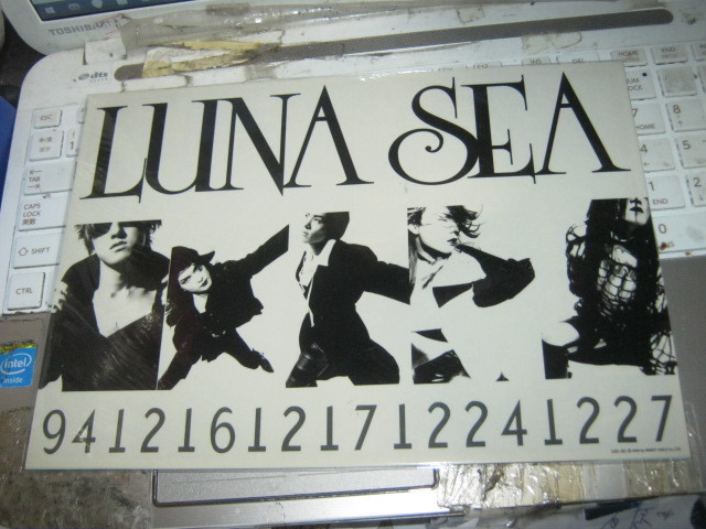 LUNA SEA ルナシー _ 94/2/6/2/7/224/227+LUNATIC TOKYO+? 復刻版ステッカーシート3枚セット 未開封 SUGIZO 河村隆一 J INORAN 真矢 拍卖