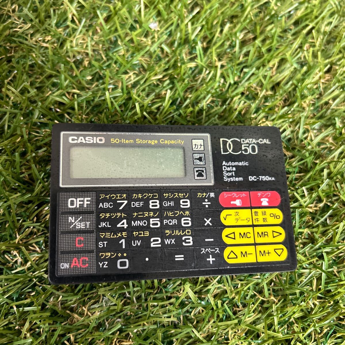 ★CASIO カシオ DC-750KA/DATA-CAL当時もの★拍卖
