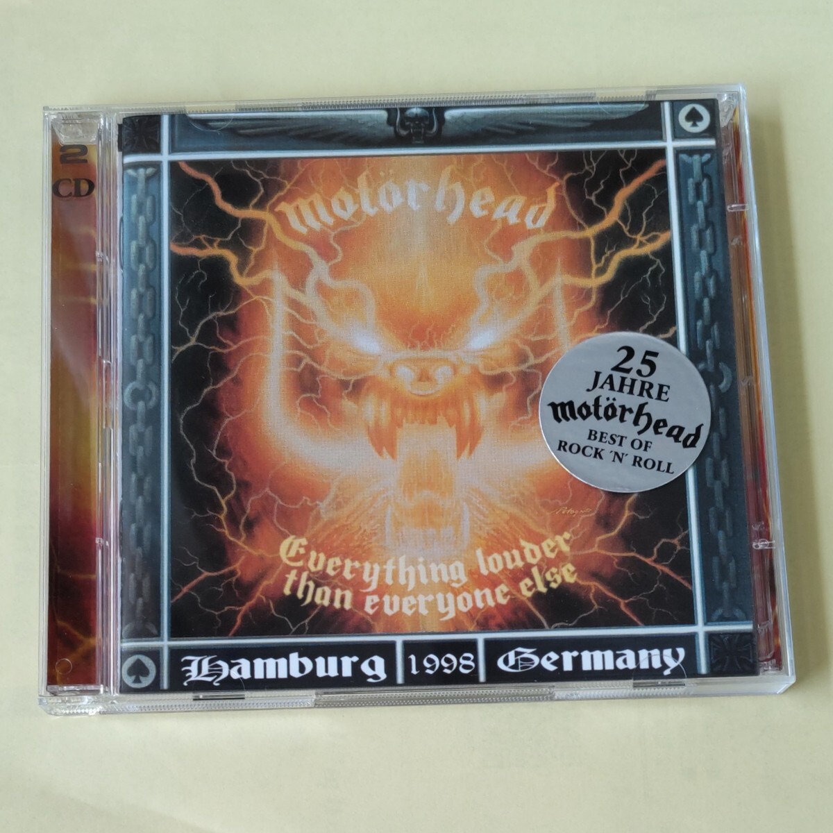 【数回再生しただけの美品です】MOTORHEAD モーターヘッド Everything Louder Than Everyone Else ★2枚組ライヴアルバム拍卖