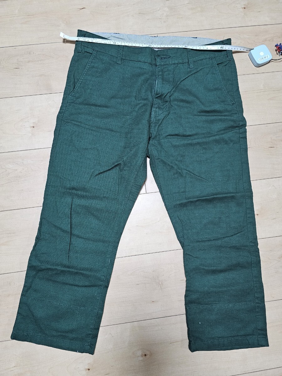 7部丈チノ パンツ中古です。Lサイズ相当です。美品です。拍卖