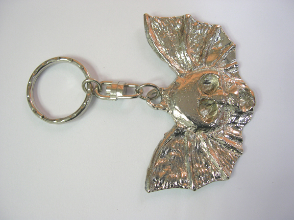 4♪新品◆どくろのキーホルダー◆銀色金属 /【BENCOUGAR】ベンクーガー/バット拍卖