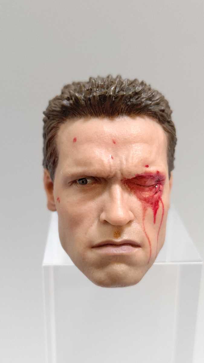ホットトイズ 1/6 『ターミネーター』 T-800 【ダメージヘッド】 HOTTOYS 検索:サラ・コナー ジョン T-1000拍卖