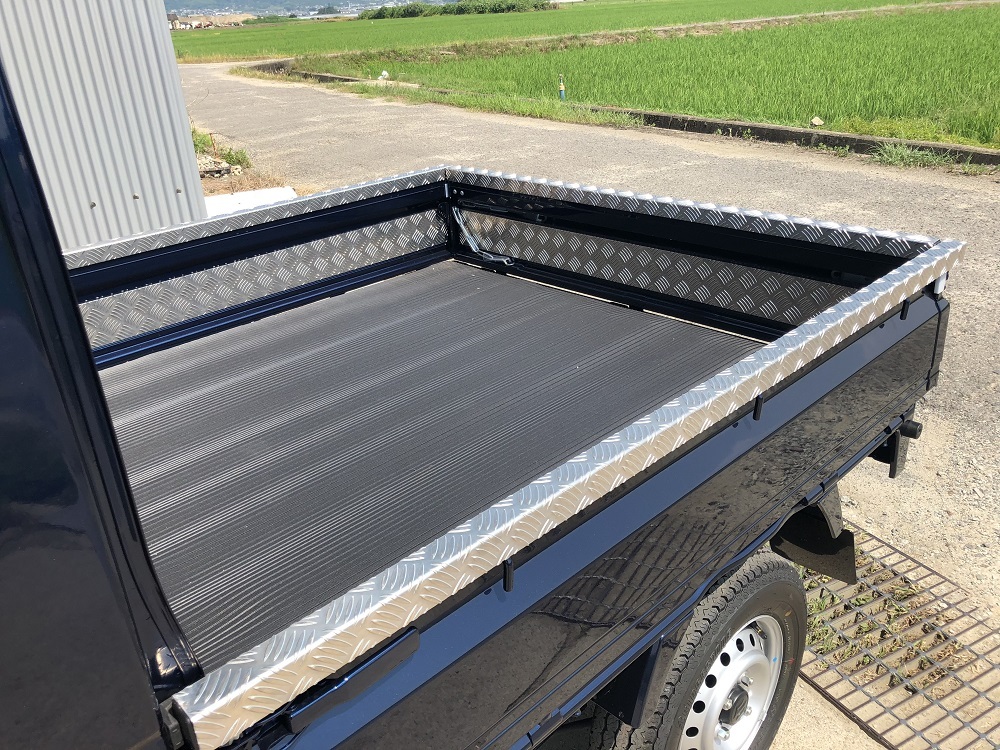 DA16T用 スーパーキャリイ 荷台あおり内 アルミ縞板プレート (3辺セット)拍卖