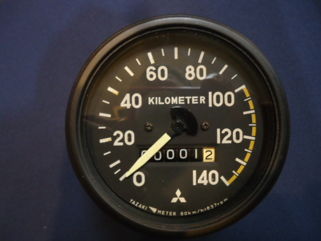 三菱ジープ 後期 J56 J57 J58 j59 スピードメーター中古 高速センサー 12V 分解品拍卖