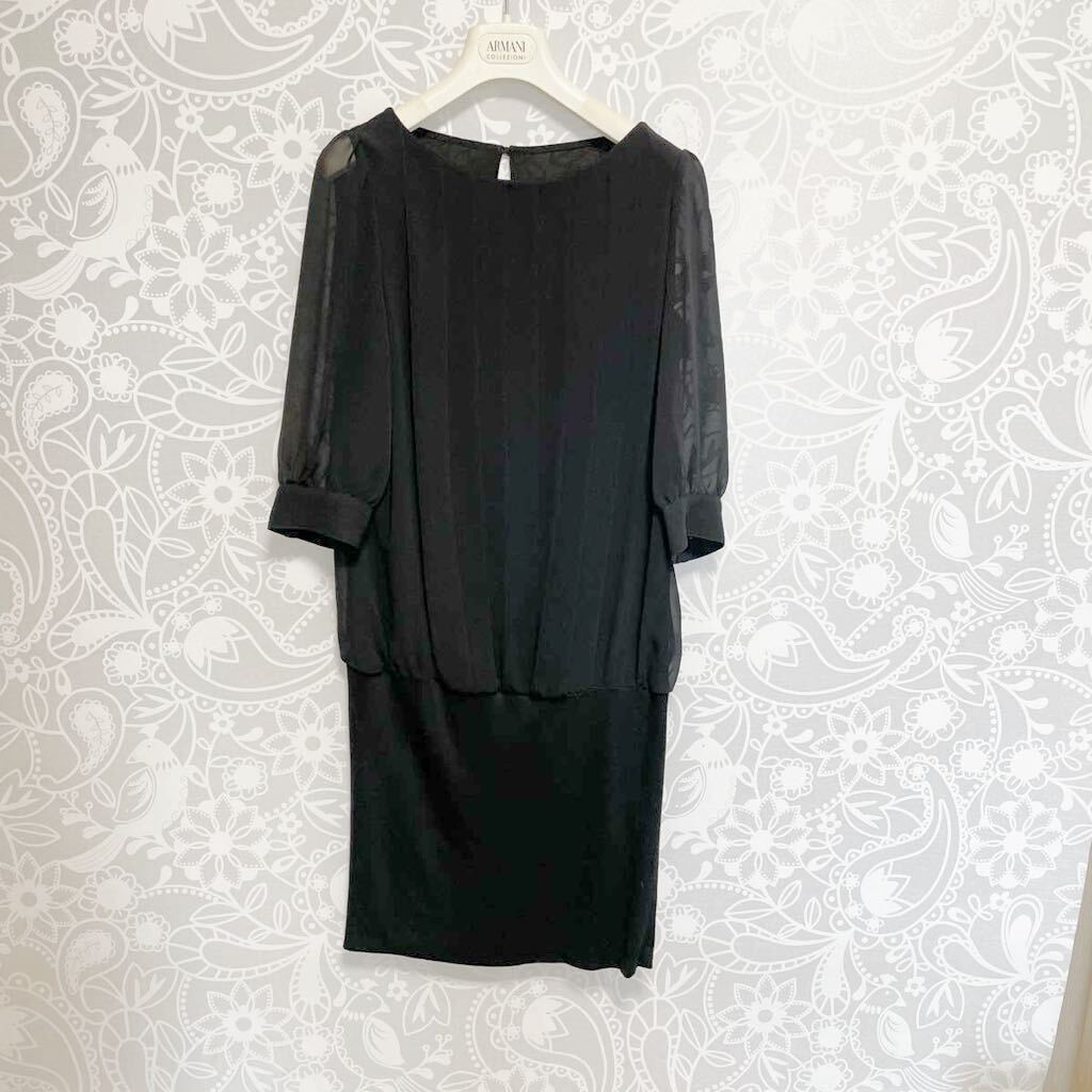 ICB シフォンドッキングワンピース 黒拍卖