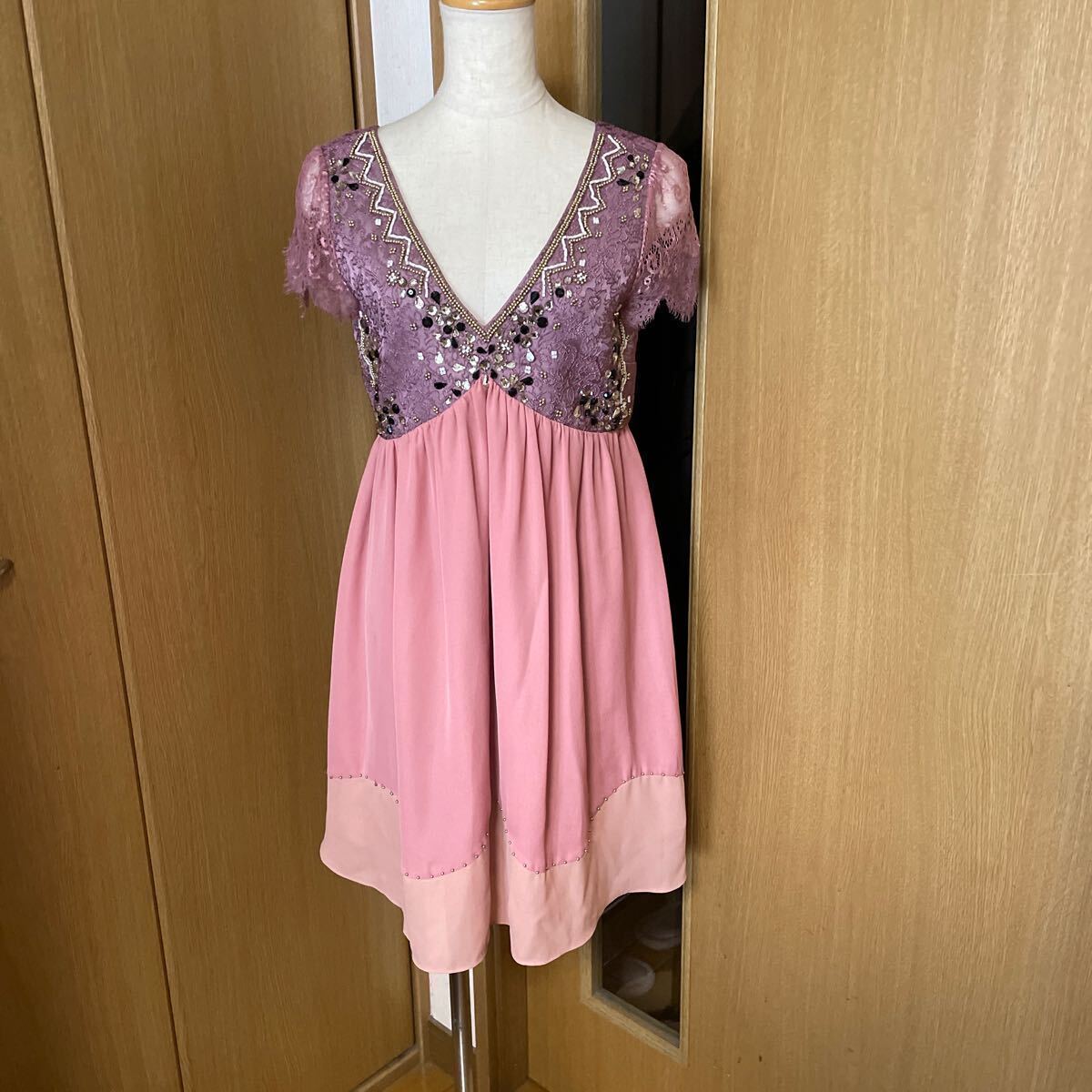 ROYAL PARTY ビジューカラードレス ワンピース拍卖