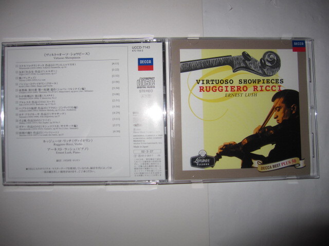 ヴィルトゥオーソ・ショウピース ルッジェーロ・リッチ,アーネスト・ラッシュ DECCA拍卖