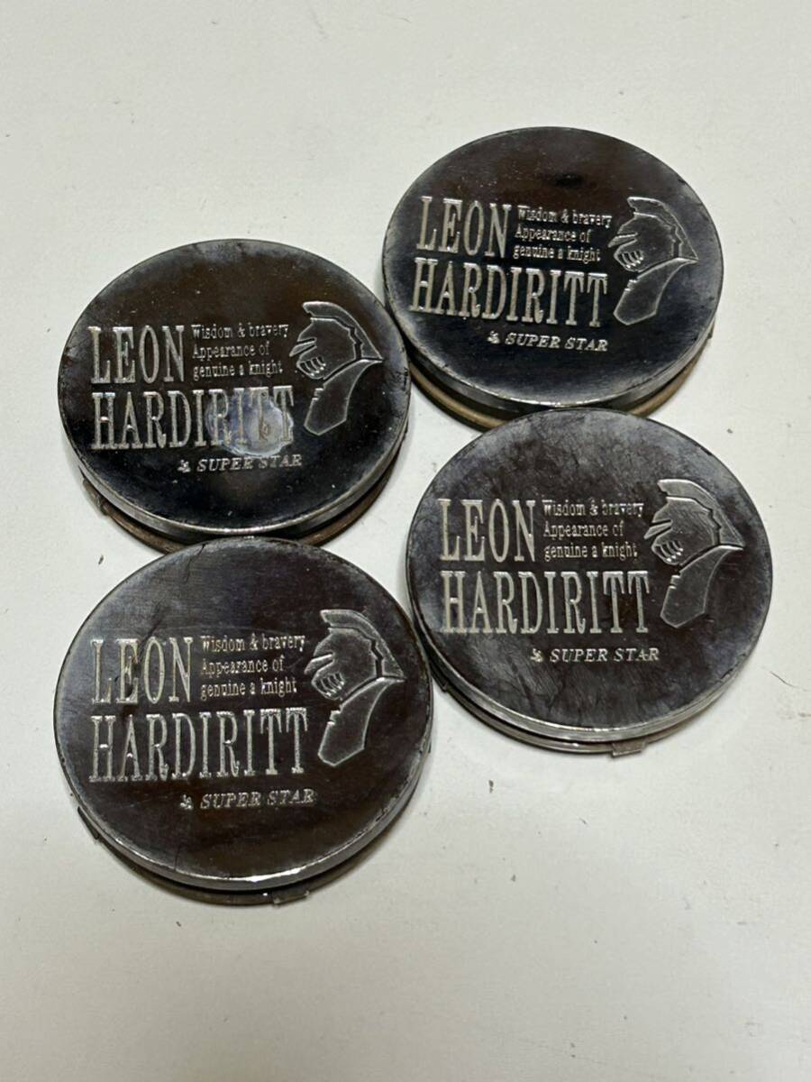 【48】★レオンハルトLEONHARDIRITT★ホイールセンターキャップ シルバー 4個 ★希少品★スーパースター★SUPER STAR★拍卖