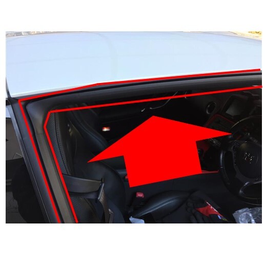 ◆新品 未使用 純正部品 日産 GT-R R35 ウェザーストリップ ボディ側 左右 セット NISSAN パーツ カスタム リフレッシュ メンテナンス◆拍卖