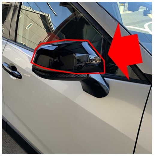 ◆新品 未使用 純正部品 トヨタ RAV4 アウターミラー カバー ドアミラー サイドミラー 左右セット TOYOTA カスタム ドレスアップ パーツ◆拍卖