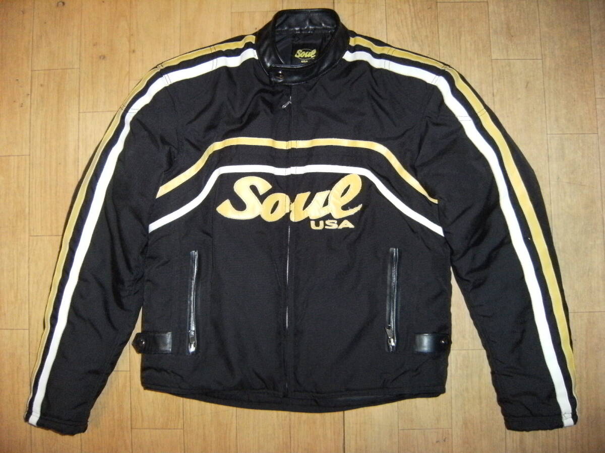 モーターバイク SOUL USA バイク オートバイ ジャケット 上着★ツーリング レーシング レーサー ヤンキー バイカー 走り屋 暴走族 不良拍卖