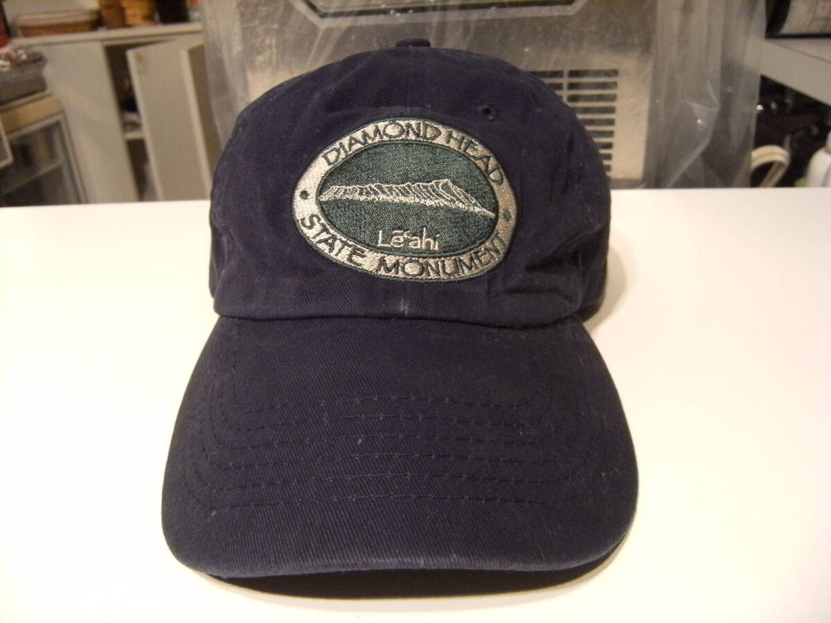 昭和レトロ★90年代★当時物 HAWAII ハワイ DIAMOND HEAD ダイヤモンドヘッド 帽子 キャップ★サーフィン アロハ 南国 山 登山 アウトドア拍卖