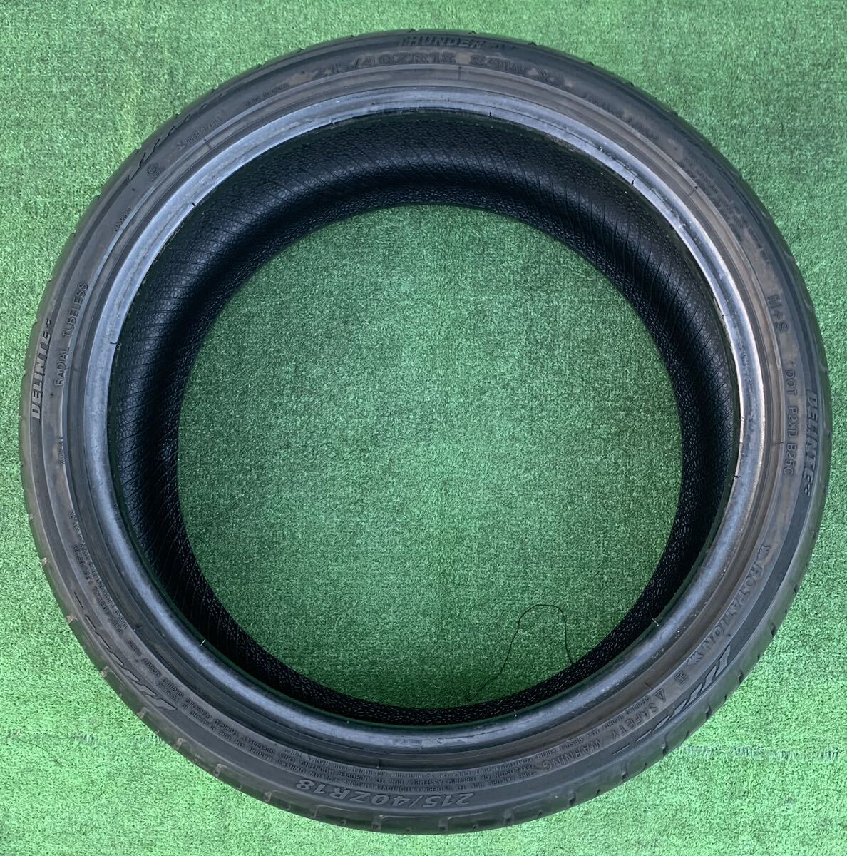 2020年製 ★ 215/40ZR18 DELINTE THUNDER D7ラジアルタイヤ1本★A-71拍卖