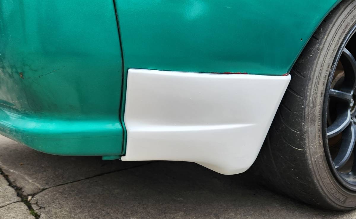 GE極上 HCR32 スカイライン 2ドア用 リアマッドガード 純正形状 リアアンダースポイラー FRP拍卖