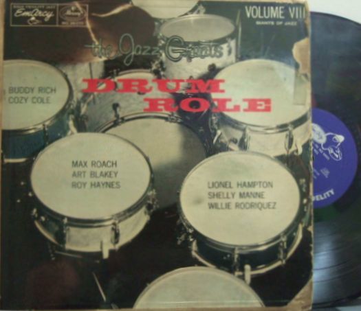 3枚で送料無料【米Emarcy mono】Max Roach, Art Blakey, Shelly Manne, Roy Haynes, etc/Drum Role拍卖