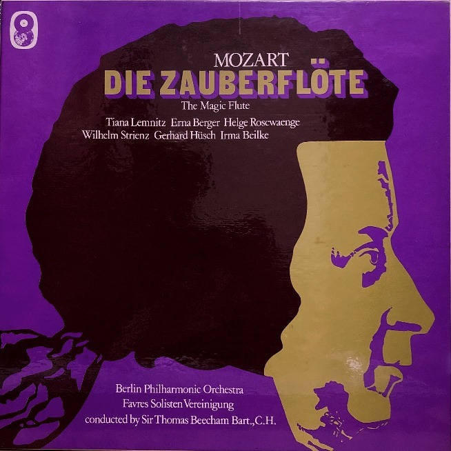 LP 英WRC (EMI, 3枚組) ビーチャム&ベルリン・フィル/モーツァルト 歌劇「魔笛」(全曲) 拍卖