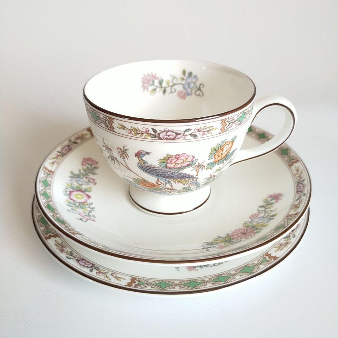 Wedgwood KUTANI CRANE カップ&ソーサー サイドプレート ウエッジウッド クタニクレーン 英国 イギリス ヴィンテージ アンティーク拍卖