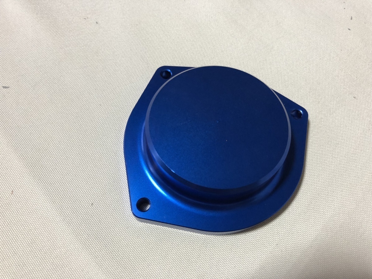 AE86 4AG 社外 アルミ製 デスビキャップ 20バルブ メクラ 同時点火 ダイレクトイグニッション ブルー拍卖