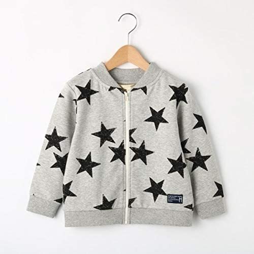 新品 HusHusH(Kids) ミニ裏毛ジップカーディガン ディープ グレー(112) 14(140cm) 定価3289円拍卖