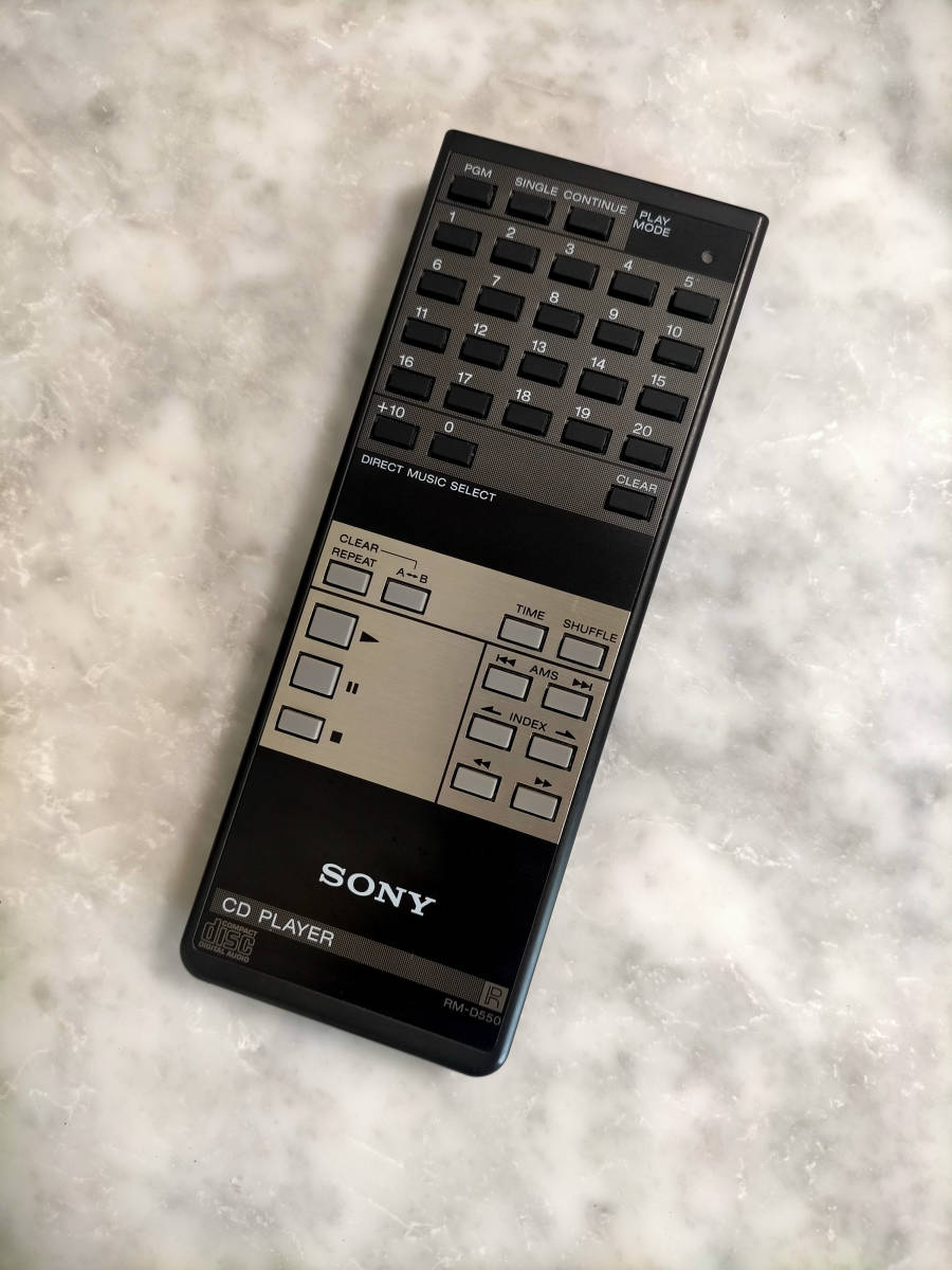 SONY(ソニー) CDプレーヤー用リモコン(remote) 対応機種:CDP-555ESD拍卖