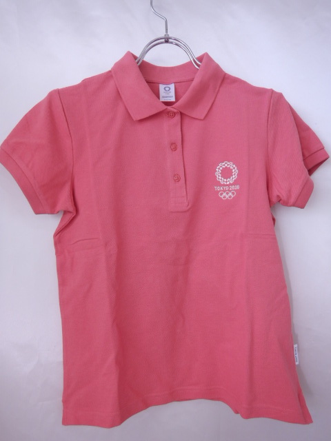 TOKYO2020オリンピック 公式ポロシャツ レデイス ピンク【新品】Mサイズ Lサイズ拍卖