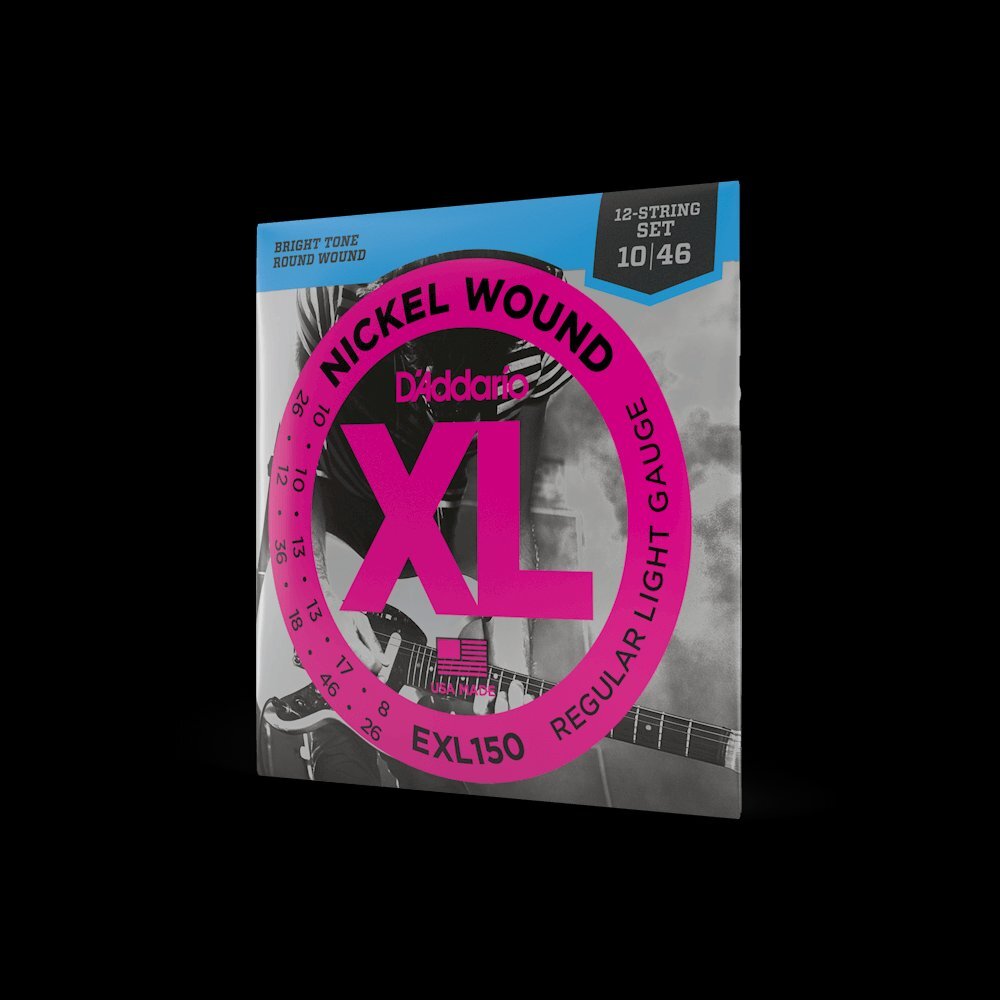 【エレキギター弦】 ダダリオ D'Addario EXL150 12-String/Super Light 10-46 XL NICKEL 12弦ギター 正規品拍卖
