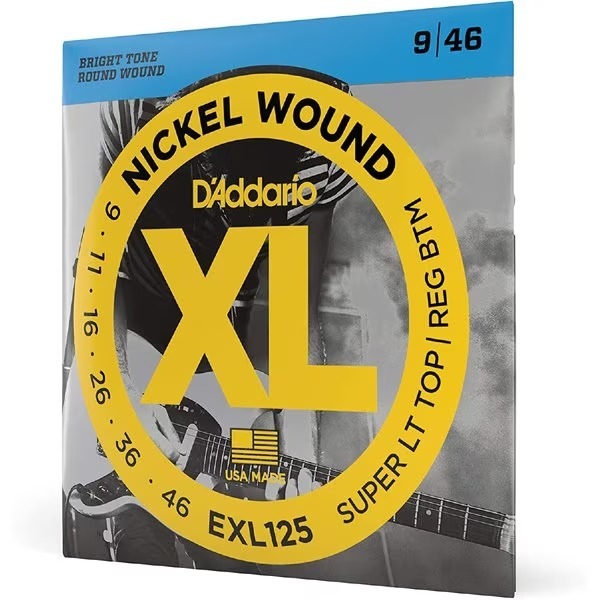 【エレキギター弦】 ダダリオ D'Addario EXL125 Super Light Top/ Regular Bottom 09-46 XL NICKEL 正規品拍卖
