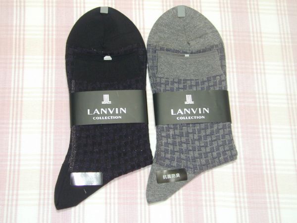 ランバン*靴下(1)2点/25-27cm/新品/送料込拍卖