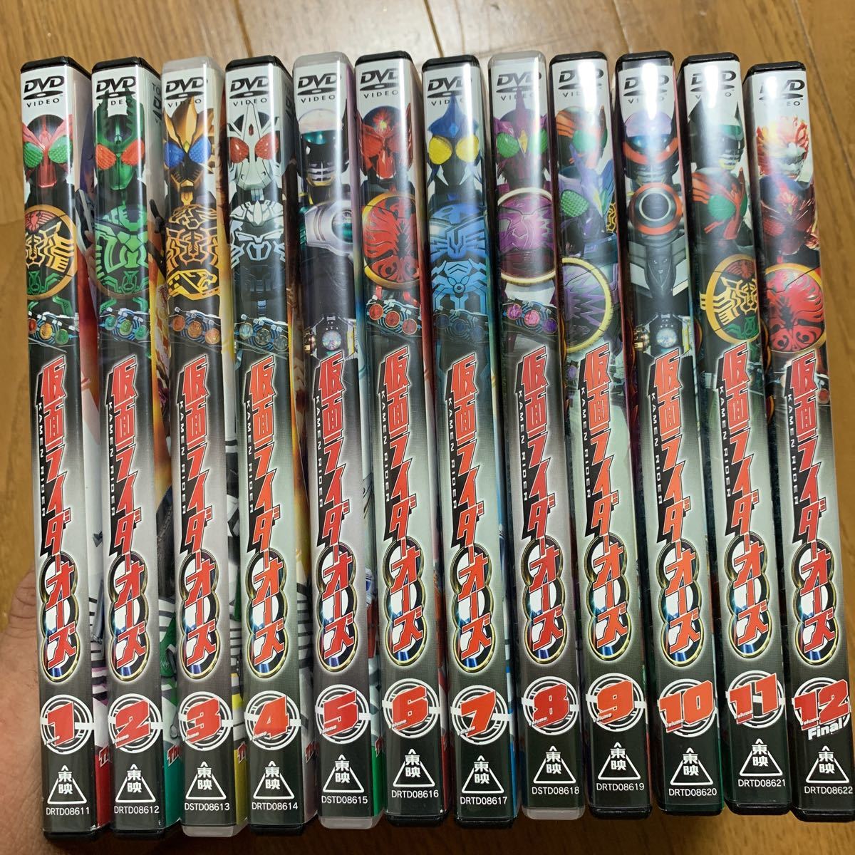 仮面ライダーオーズ OOO 全12巻 DVD セット レンタルアップ品 平成 仮面ライダー アンク 小林靖子 渡部秀拍卖