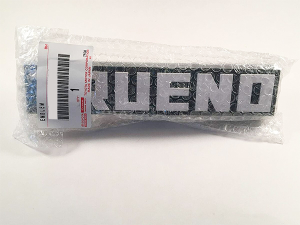 トヨタ 純正 トレノ AE86 エンブレム AE 86 スプリンター フロント バンパー エンブレム 4AG AE85 レストア 検 マフラー カーボン trd ドア拍卖