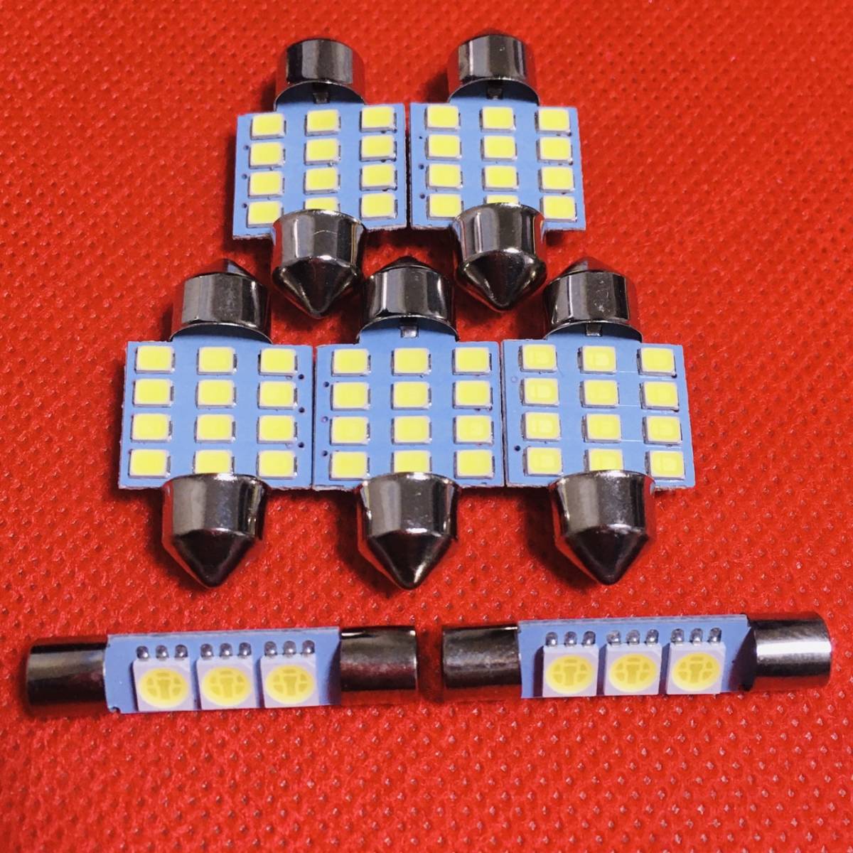 爆光 KE系 CX-5 LED ルームランプ 7点セット T10 T10×31mm ホワイト ウェッジ球 マツダ 純正球交換 送料無料拍卖