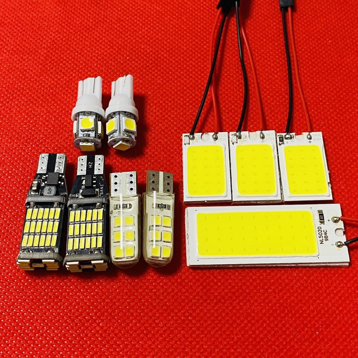 超爆光 スイフトスポーツ ZC32S T10 LED COBパネル ルームランプ バックランプ ナンバー灯 10個セット スズキ ホワイト 送料無料拍卖