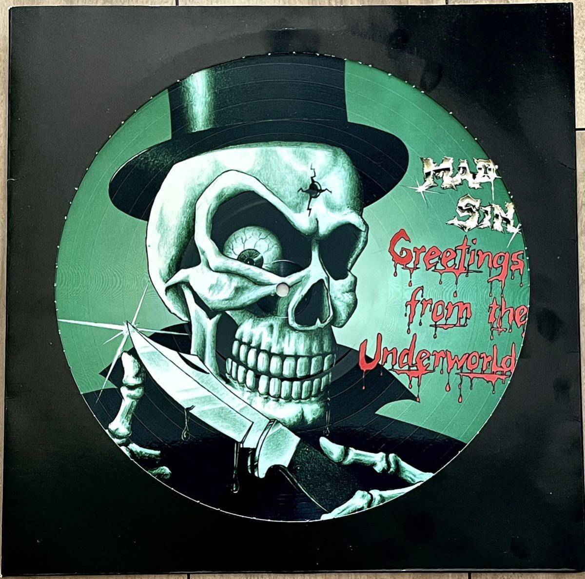 LP Mad Sin Greetings From The Underworld 333枚限定 ピクチャー盤 ネオロカビリー サイコビリー ramones nekromantix batmobile meteors拍卖