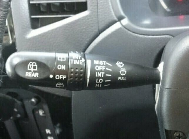 送料600円【ポン付け可能品】スズキ パレット(MK21S型)用 フロント 4段階インターミテント(INT)間欠機能付きワイパー スイッチレバー拍卖