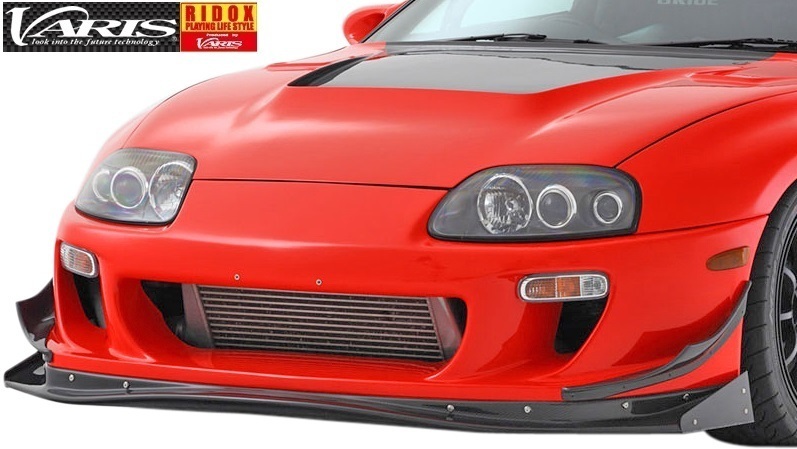 【M’s】トヨタ スープラ JZA80 (1993y-2002y) VARIS RIDOX フロントバンパー (UP無) FRP バリス リドックス エアロ バンパー RDTO-001拍卖